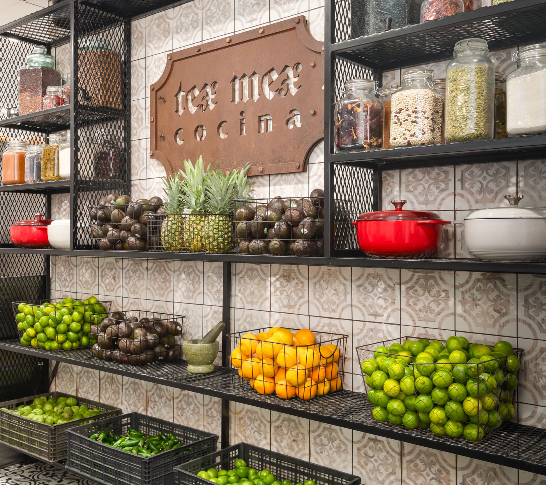 Casa Rosa Restaurant Pantry